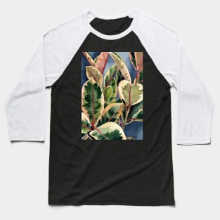 Modern Ficus Elastica Baseball T-Shirt